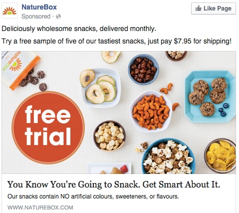 example facebook ad