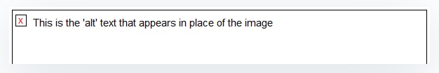 alt text no load