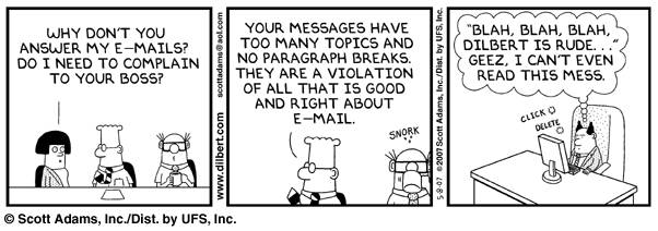 dilbert short email cartoon